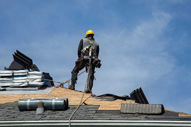 Professional Flat Roof Repair technician working in Fergus Falls, MN